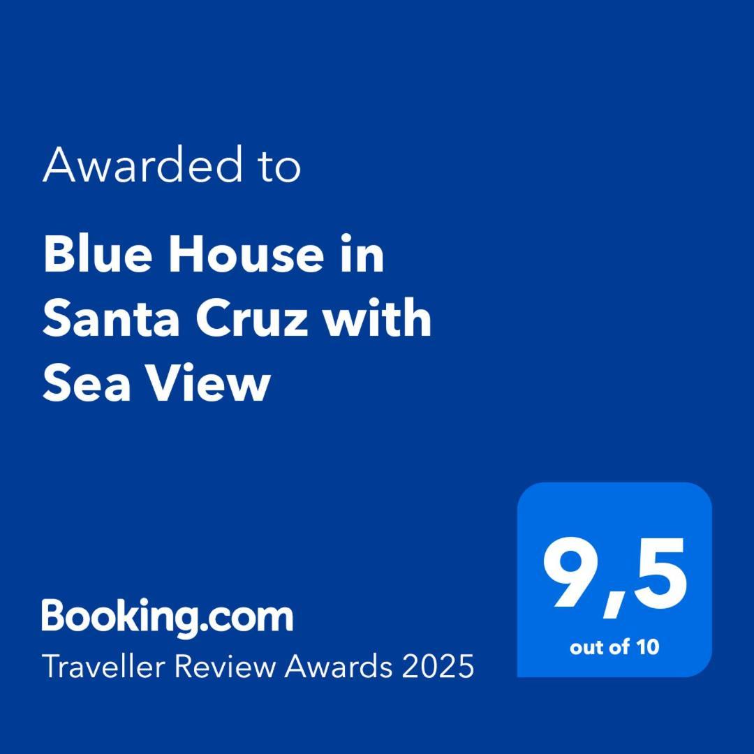 Blue House In Santa Cruz With Sea View Apartment Luaran gambar